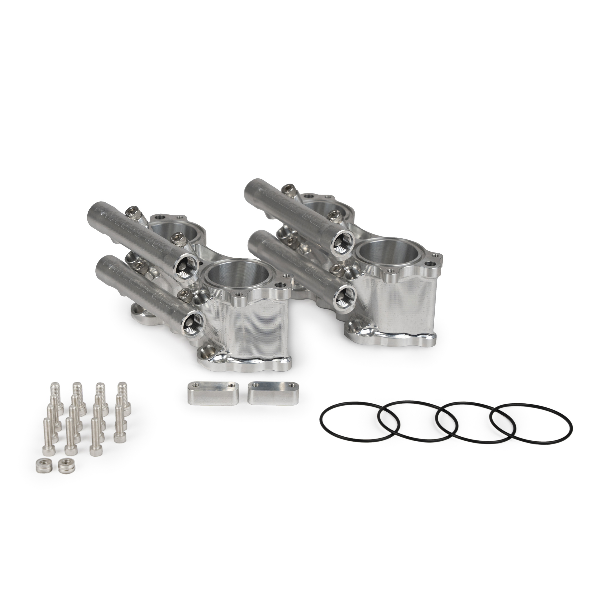 Dual Fuel Rail Billet Tumbler Delete Kit - Subaru 01-07 WRX/STI & 08-21 STI