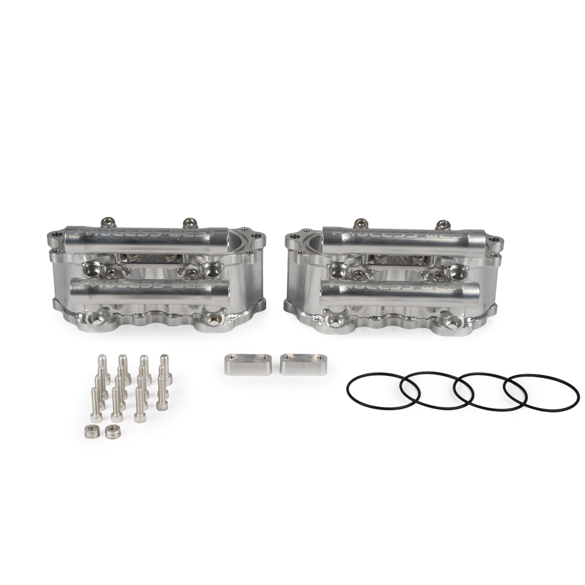 Dual Fuel Rail Billet Tumbler Delete Kit - Subaru 01-07 WRX/STI & 08-21 STI