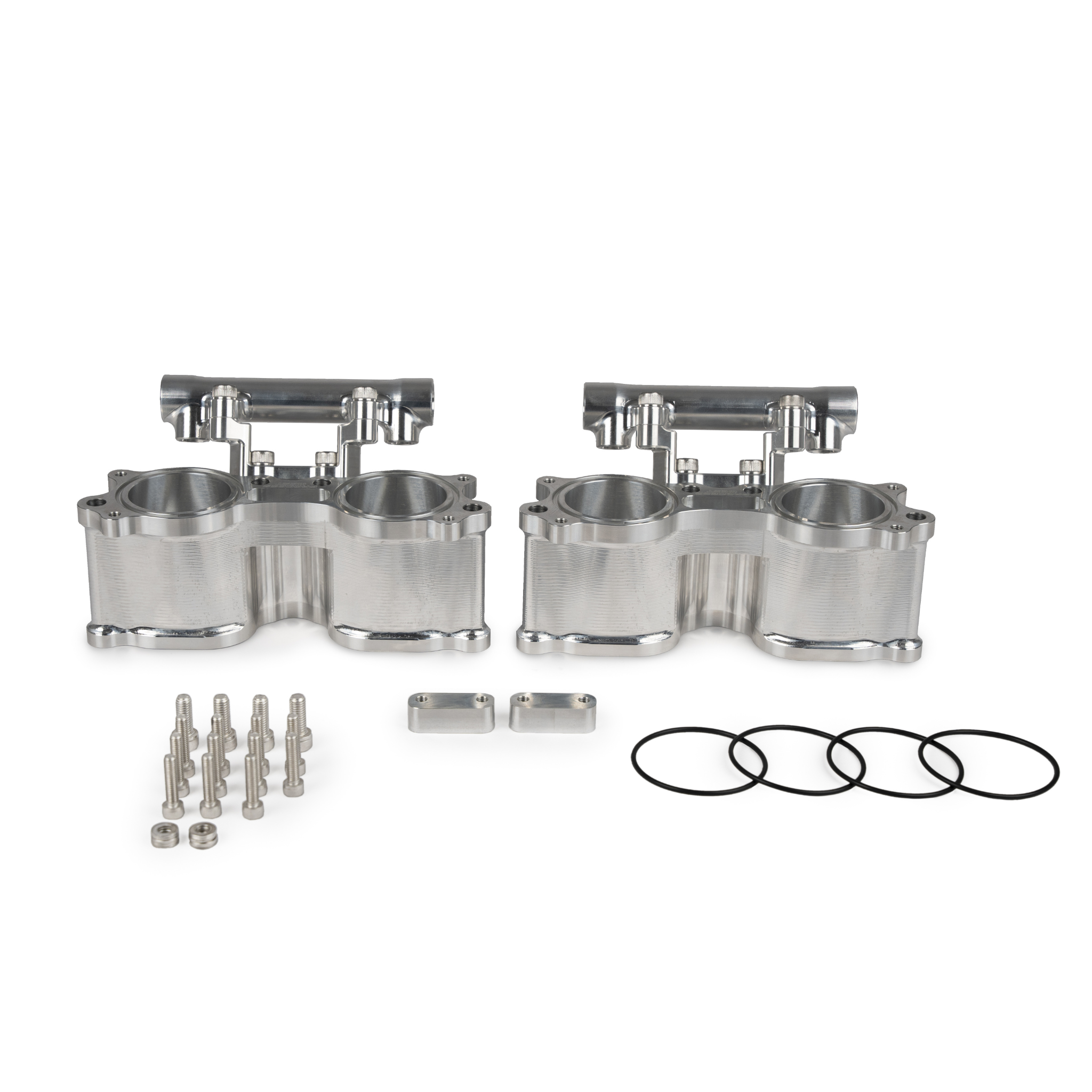 Dual Fuel Rail Billet Tumbler Delete Kit - Subaru 01-07 WRX/STI & 08-21 STI